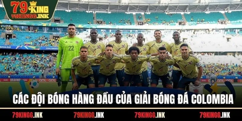 Các đội bóng hàng đầu của giải bóng đá Colombia