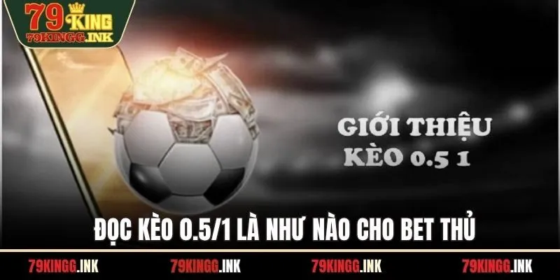 Đọc kèo 0.5/1 là như nào cho bet thủ