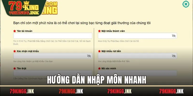 Hướng dẫn nhập môn nhanh