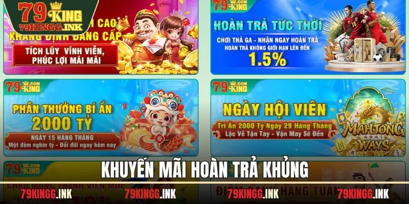 Khuyến mãi hoàn trả khủng